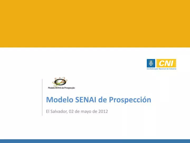 modelo senai de prospecci n