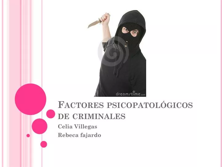 factores psicopatol gicos de criminales