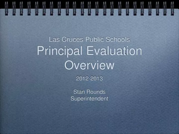 las cruces public schools principal evaluation overview