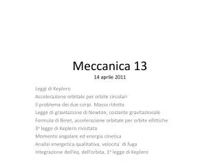 meccanica 13 14 aprile 2011