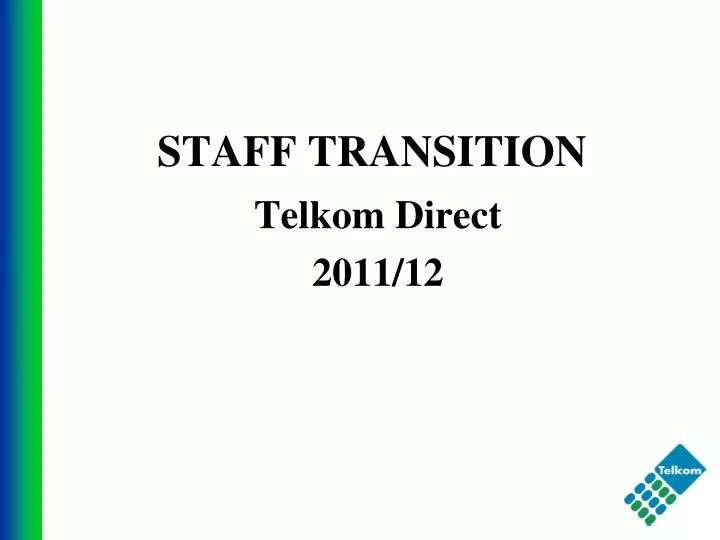 staff transition