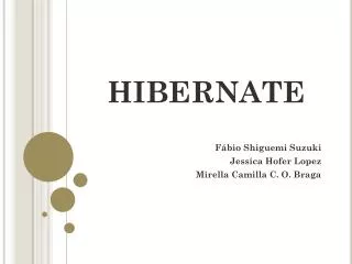 hibernate