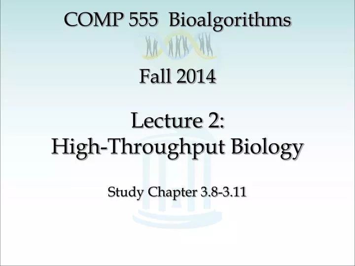 lecture 2 high throughput biology