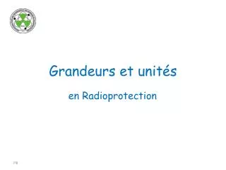 grandeurs et unit s