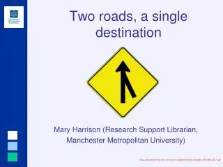 Two roads, a single destination
