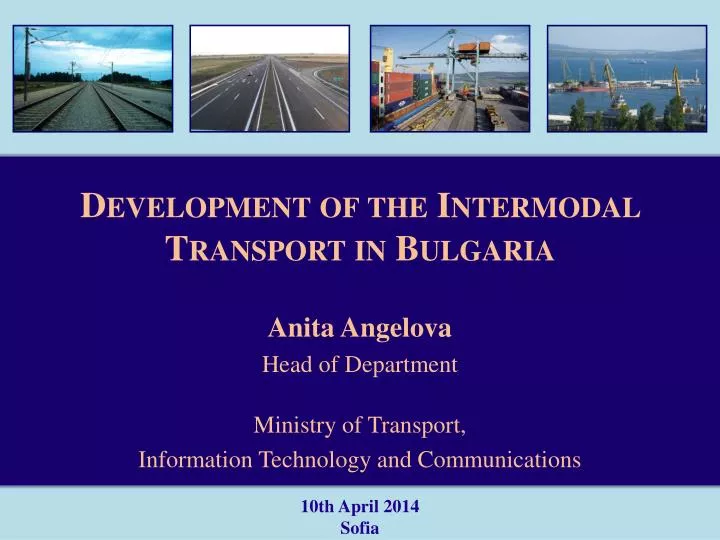 development of the intermodal transport in bulgaria