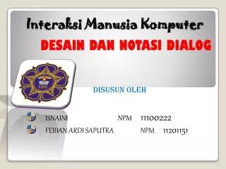 interaksi manusia komputer