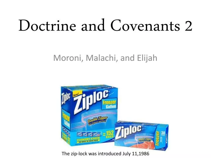 doctrine and covenants 2