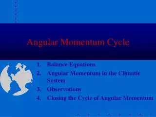Angular Momentum Cycle