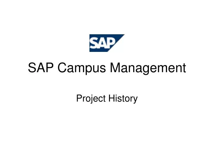 sap campus management