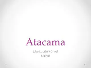 atacama