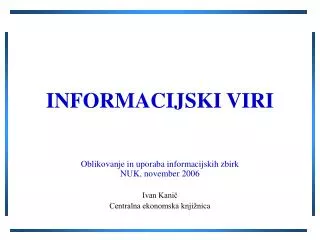 informacijski viri