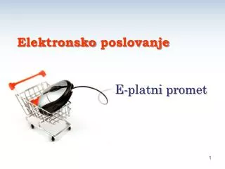 e platni promet