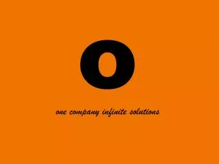 one company infinite solutions