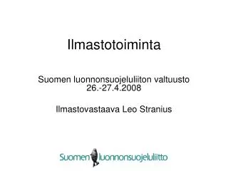ilmastotoiminta