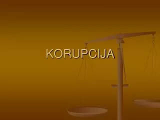 korupcija