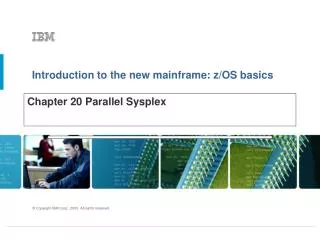Chapter 20 Parallel Sysplex