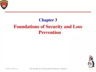 Chapter 3 Foundations of Security and Loss Prevention