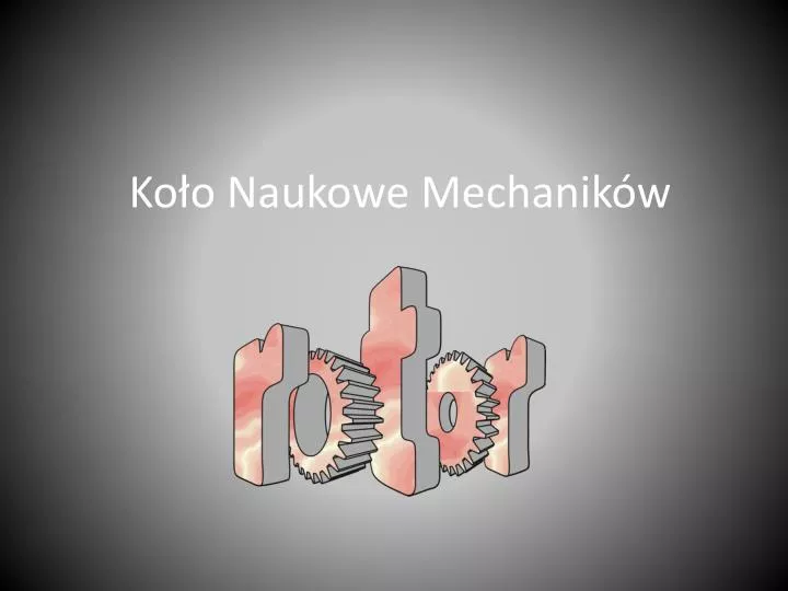 ko o naukowe mechanik w