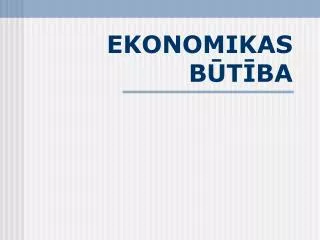 ekonomikas b t ba