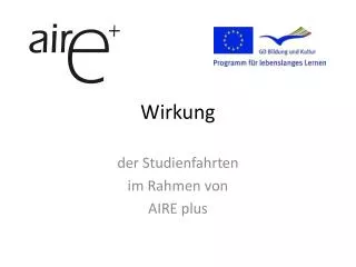 wirkung