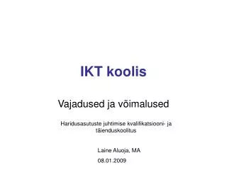 ikt koolis