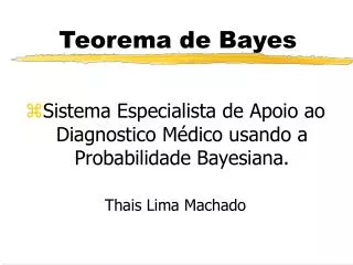 teorema de bayes