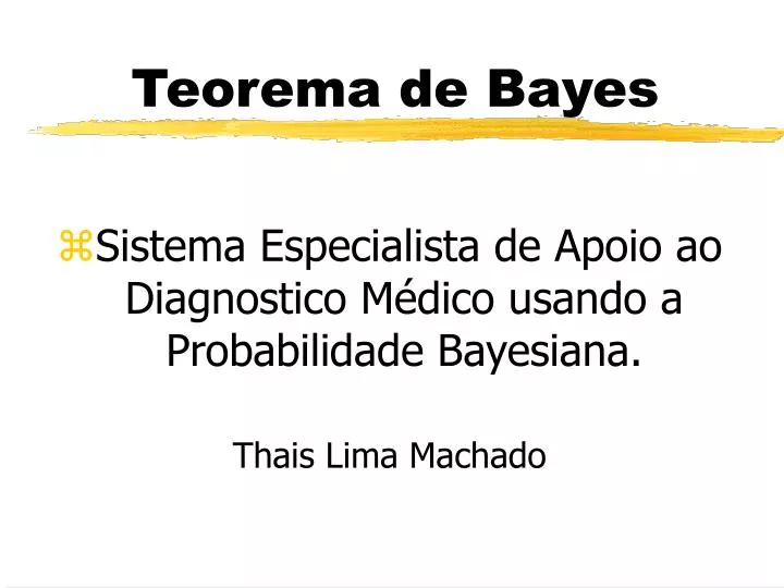 teorema de bayes