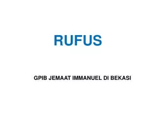 rufus
