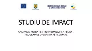 studiu de impact
