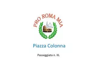 piazza colonna