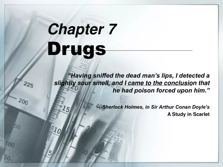 chapter 7 drugs