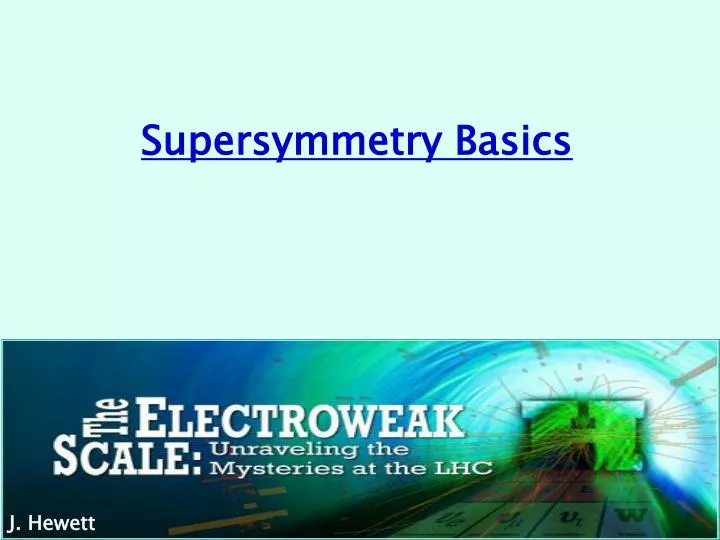 supersymmetry basics