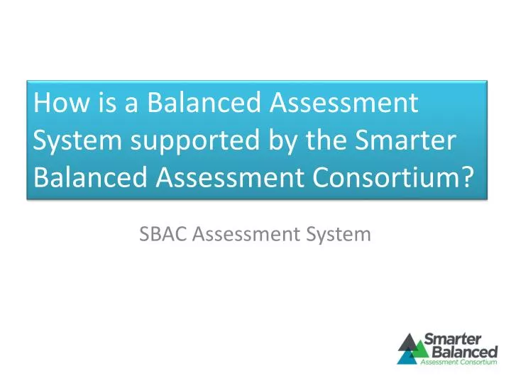 sbac assessment system