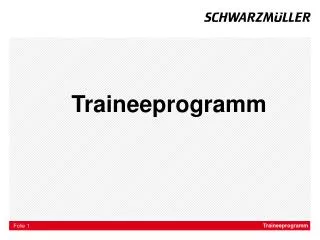 traineeprogramm