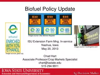 Biofuel Policy Update