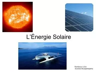 l nergie solaire