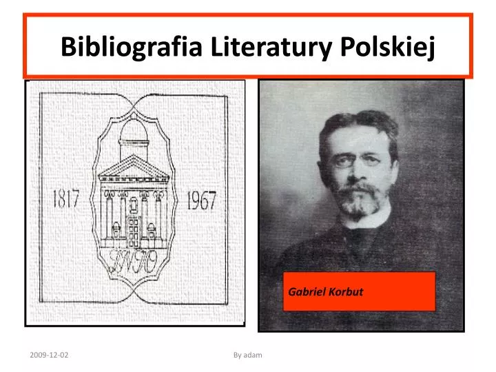 bibliografia literatury polskiej