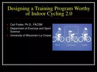 Designing a Training Program Worthy of Indoor Cycling 2.0