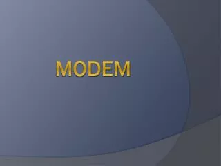 modem