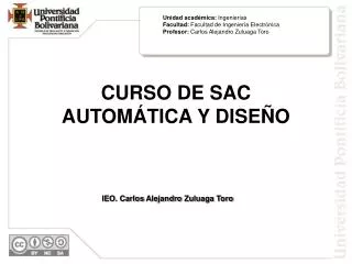 curso de sac autom tica y dise o