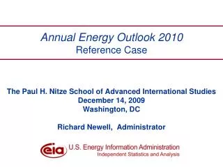 Annual Energy Outlook 2010 Reference Case