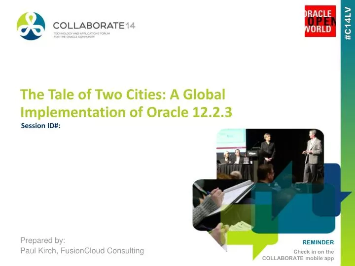 the tale of two cities a global implementation of oracle 12 2 3