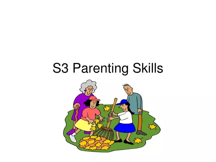 powerpoint presentation on parenting skills