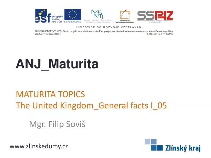 maturita topics the united kingdom general facts i 05
