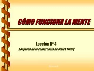 c mo funciona la mente