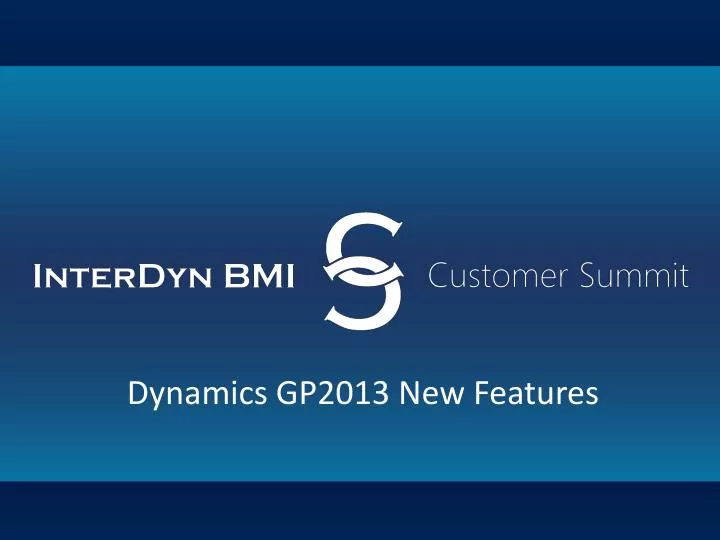 dynamics gp2013 new features