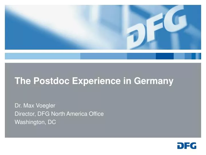 the postdoc experience in germany