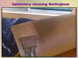 Upholstery Cleaning Nottingham