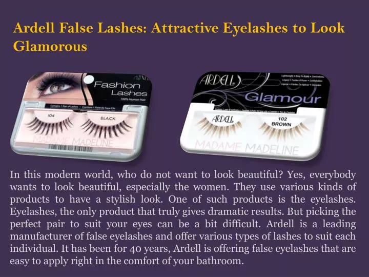 ardell false lashes attractive eyelashes to look glamorous